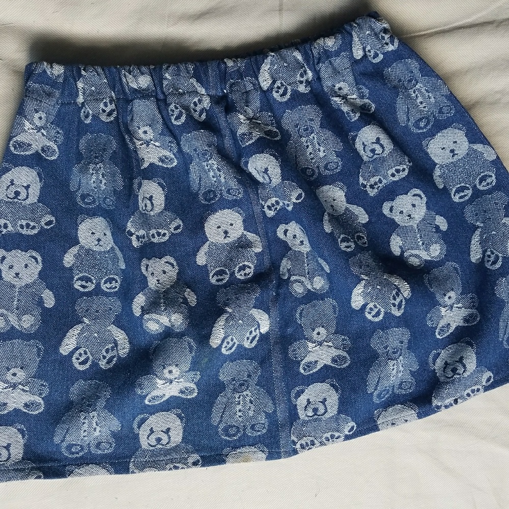 Teddy bear skirt